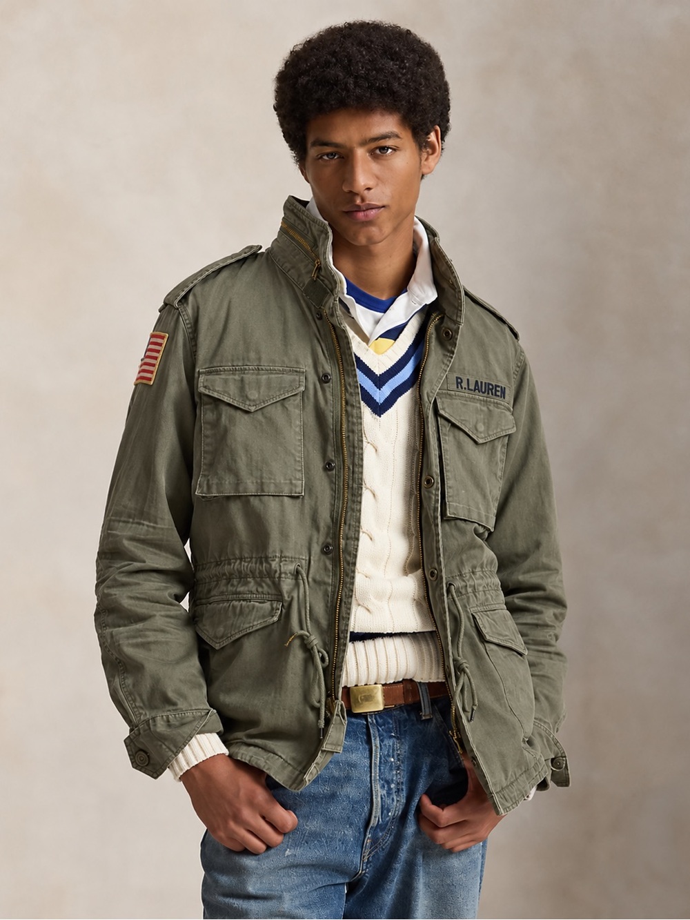 Ralph Lauren Polo The Iconic Field Jacket Olive Military
